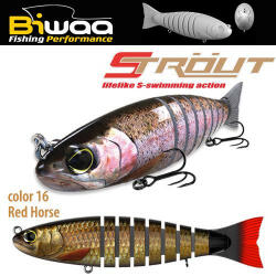 Biwaa SWIMBAIT STROUT 5.5" 14cm 29gr 16 Redhorse (B000526)
