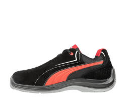 PUMA Touring Black Suede Low S3 Esd Src Munkavédelmi Cipő