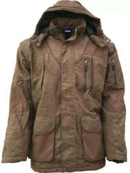 DECLAN Téli meleg vadász kabát barna színben M - es