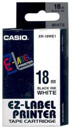 Casio Feliratozó szalag CASIO XR-18WE1 18mmx8m fehéren fekete (10000324) - homeofficeshop