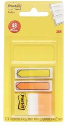 Post-it Post-it® Jelölőcimke csomag 2 x 16 lap 11, 9 x 43, 2 mm, 16 lap 23, 8 x 43, 2 mm 680-684E sárga és narancs