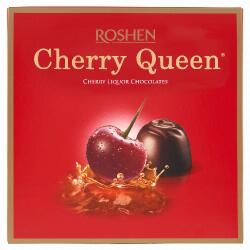 ROSHEN Cherry Queen étcsokoládés alkoholos-meggyes bonbon 192 g - cooponline