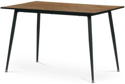 Artium Tölgy Színű Étkezőasztal 120x75 cm. MDF Asztallap, Fekete Fém Lábak AT-682 (AT-682_OAK)