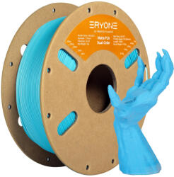 Eryone Matte PLA Dual-Color matt kék és fehér (blue & white) 3D nyomtató filament 1.75mm, 1kg/tekercs