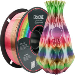 ERYONE Rainbow Metal Silk PLA szivárvány színű, 3D nyomtató Filament 1.75mm, 1kg/tekercs