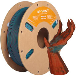 Eryone Matte PLA Dual-Color matt pávakék és sötétnarancs (teal & burnt orange) 3D nyomtató filament 1.75mm, 1kg/tekercs