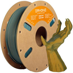 Eryone Matte PLA Dual-Color matt piszkos kék és mustársárga (dusty blue & mustard yellow) 3D nyomtató filament 1.75mm, 1kg/tekercs