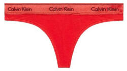 Calvin Klein Tanga pentru femei Calvin Klein roșu supradimensionat (QF7450E-XAT) XL (176841)