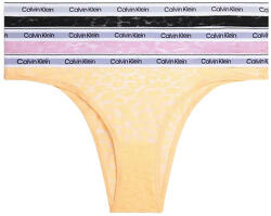 Calvin Klein 3PACK Chiloți damă brazilieni Calvin Klein multicolori (QD5068E-GP9) S (177765)