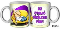 Bögre 3 dl - Az utolsó tökéletes férfi - Vicces Ajándék Férfiaknak