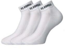 FZ Forza Comfort Sock Short tollaslabda, squash sportzokni - 3 pár (fehér)