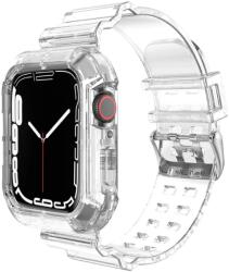 SmartWatcherz Átlátszó Szilikon Apple Watch Szíj és Tok - Átlátszó, 49mm (95577)