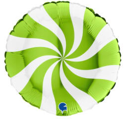 Grabo Balon Folie Rotund Acadea Alb-Verde Lime 46cm, G01826WHLGR