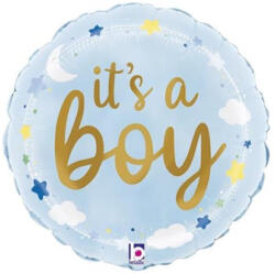 Balloons4party Balon folie rotund mini figurina It s a boy 23 cm