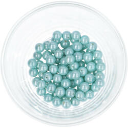  Shell pearl, világoskék golyó, 6 mm (gfdspg6kv)