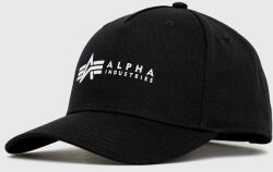 Alpha Industries pamut sapka fekete, nyomott mintás - fekete Univerzális méret - answear - 10 990 Ft