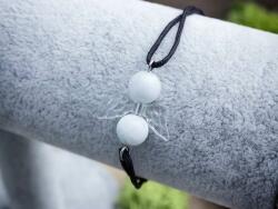 R. M. ékszer Termékenység angyal holdkő microcord karkötő (12576-RM)