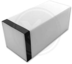 Masterled Suport lampa LED de exterior, 20x8x8cm, alb/negru