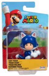 JAKKS Pacific Figurina Nintendo Super Mario Cat Toad, 6.5cm (39897914282) Figurina