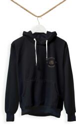 Personal Hanorac bărbați pereche cu text personalizat - Domnul Mărimea - Adult: XL, Culori: Negru