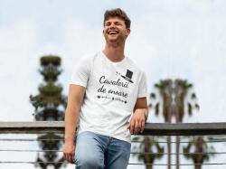 Personal Tricou bărbați - Cavaler de onoare pălărie Mărimea - Adult: L, Culori: Alb