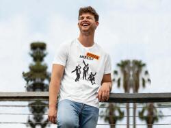 Personal Tricou bărbați - Echipa mirelui Siluetă Mărimea - Adult: XL, Culori: Alb