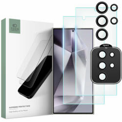 HOFI Set de sticla securizata Samsung Galaxy S24 Ultra pentru ecran si camera Tech Protect Supreme