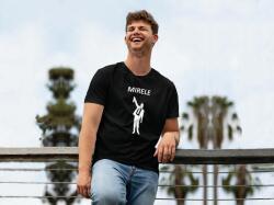 Personal Tricou bărbați - Mire Siluetă Mărimea - Adult: XL, Culori: Negru