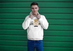 Personal Hanorac bărbați - Team Groom Mărimea - Adult: M, Culori: Alb