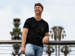 Personal Tricou bărbați pereche cu text personalizat - Domnul Mărimea - Adult: S, Culori: Negru