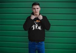 Personal Hanorac bărbați - Echipa mirelui Siluetă Mărimea - Adult: XL, Culori: Negru