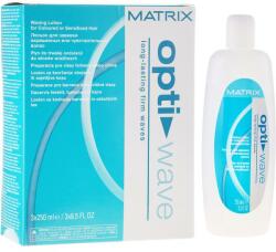 Matrix Soluție pentru ondularea permanentă a părului sensibil - Matrix Opti-Wave Waving Lotion for Coloured or Sensitised Hair 3 x 250 ml