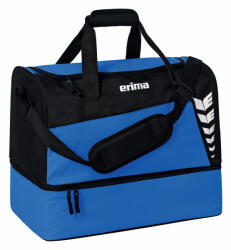 Erima Six Wings Sportsbag Sporttáska Alsó Rekesszel kék/fekete (Erima-SIX-WINGS-Sports-Bag-with-Bottom-Compartment-new-royal-black-M-7232310)