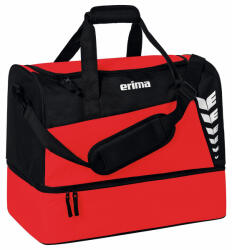 Erima Six Wings Sportsbag Sporttáska Alsó Rekesszel piros/fekete (Erima-SIX-WINGS-Sports-Bag-with-Bottom-Compartment-red-black-M-7232311)