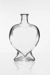 Glass Product Üveg palack szív alakú, dombor 0, 2L