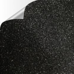 MOOSGUMI Öntapadós dekorgumi - glitteres, fekete 20x30 cm