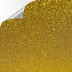 MOOSGUMI Öntapadós dekorgumi - glitteres, arany 20x30 cm