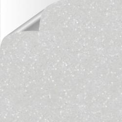 MOOSGUMI Öntapadós dekorgumi - glitteres, fehér 20x30 cm