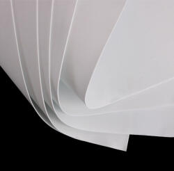 MOOSGUMI Dekorgumi puha (Foamiran) 50 x 50 cm, 1 mm, fehér