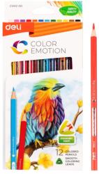 Deli színes ceruza készlet, color emotion 12db