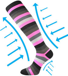 Voxx kompressziós zokni Multix neon rózsaszín 1 pár 35-38 116720 (116720)