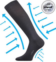 Lonka kompressziós zokni Kooperan sötétszürke 1 pár 35-38 109183 (109183)