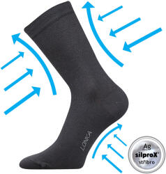 Lonka kompressziós zokni Kooper sötétszürke 1 pár 39-42 109199 (109199)