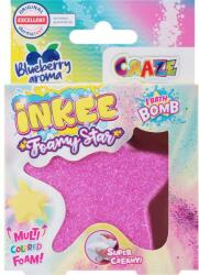 Craze Bombă de baie Star, roz - Craze Inkee Foamy Star Bath Bomb