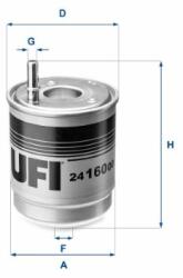 UFI filtru combustibil UFI 24.160. 00
