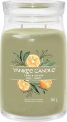 Yankee Candle Signature Sage & Citrus illatgyertya 567 g