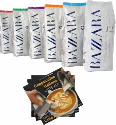 BUNDLE | Bazzara kávéválogatás (prémium) + Latte art könyv | 6 x