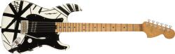 EVH Striped Series 78 Eruption White with Black Stripes Relic