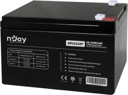 nJoy APC (NJOY) GP12122F Akkumulátor 12V/12Ah zárt, gondozásmentes Borne T2 (BTVACATBDTE2FCW01B) - majorsoft