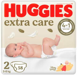 Huggies Extra Care 2 3-6 kg 58 db